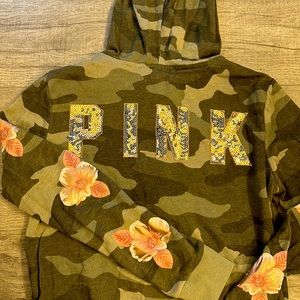 PINK Bling Limited Edition Camo Zip up